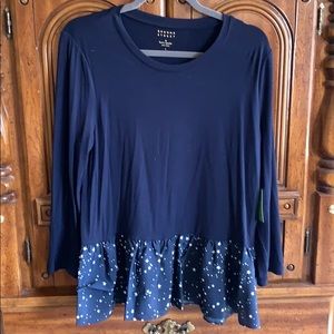New with tags Kate Spade long sleeve shirt